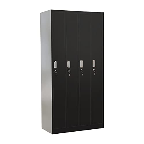 ロッカー4人用 Amazon.co.jp: ロッカー 4人用 完成品 鍵付き 4列1段 スチールロッカー