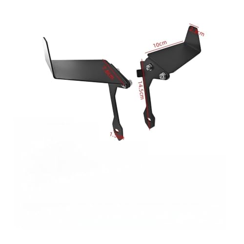 Ailes fixes de moto aérodynamiques et réglables pour CBR1000RR