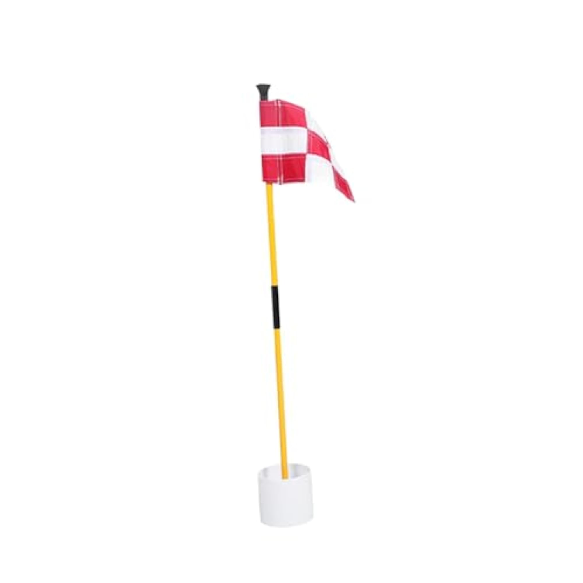 Portable Golf Putting Green & Hole Cup Set, Red & White