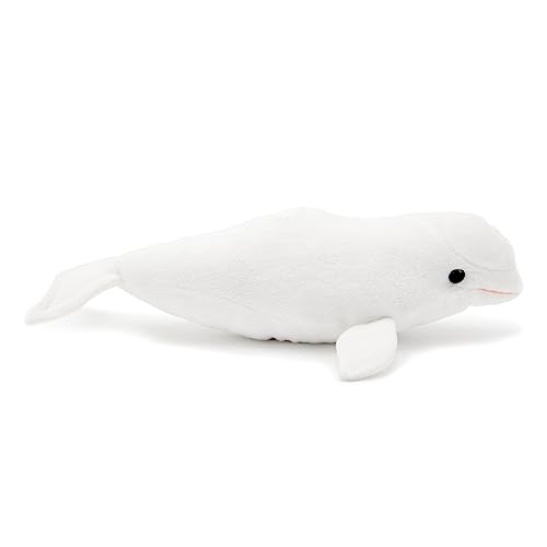Zappi Co Ultra Soft Beluga Whale Plush Toy (32cm Length) - Eco-Friendly, Newborn Gift, Realistic Lifelike - Image 4