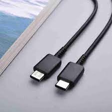 Image of Super Fast Charging C to C Cable 25W for Samsung M51 /M42 /F23 5G /M53 5G /M52 5G /M33 (Black Cable) Black,1m