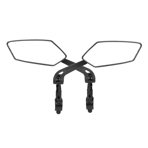 Espejo retrovisor de ciclismo con soporte de montaje y lente ajustable 2