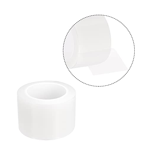 Image of MECCANIXITY Removable Protective Film, 3 1 /5 Inch x 328 Ft Surface Protective Scratch Film Roll for Furniture, Electrical Appliances, Clear