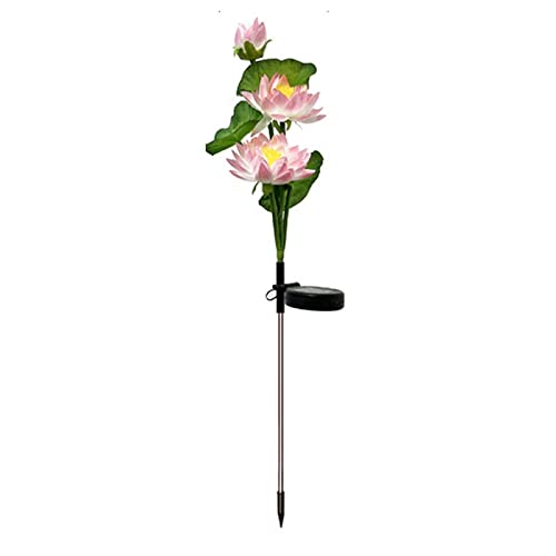 Lampe de jardin solaire fleur pour balisage allée et terrasse