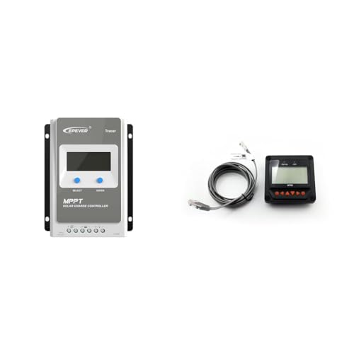 Evita apagones con el regulador MPPT Tracer 4210AN 40A automático y control remoto con LCD negro