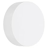 QUARKZMAN 60 STK. Weiße Kreisausschnitte aus Papier, 3 Zoll runde Ausschnitte 250gsm Kreis-Karton für DIY-Bastelarbeiten Klassenzimmer-Pinnwanddekoration