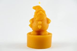 Gnome Tea Light Beeswax Candle | Dwarf Tea Light | Best Christmas Candles | Santa Claus Candle | Tea light Santa | Gnome Candle | Tomte