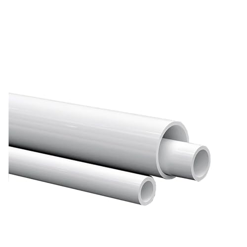 2 tubos redondos de plástico de PVC de 500 mm for peceras y proyectos de bricolaje. Diámetro exterior: 6-20 mm. Tubo hueco de drenaje de agua.(7x9mm)