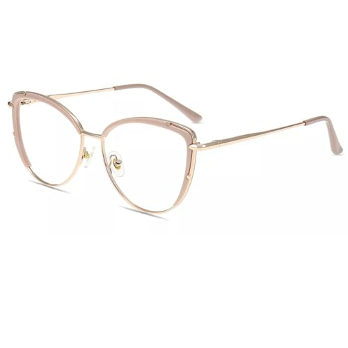Image of Firmoo Blue Light Blocking Glasses,Anti Eye Strain Anti Headache UV Cut, Cateye Computer Reading Glasses with magnification
