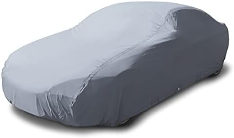 iCarCover 100-Layer Premium Car Cover Waterproof All Weather Rain Snow UV Sun Hail Protector for Automobiles, Automotive Accessories Full Exterior Indoor Outdoor Cover, Fit for Sedan (205-209 inch)