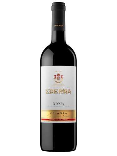 Ederra Crianza - Vino tinto DO Rioja, 100% Tempranillo -75cl (Paquete de 6)