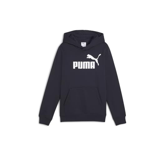 PUMA Kids Boys Essentials Logo Hoodie Athletic Outerwear Casual - Blue