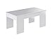 Movian Aggol Modern - Mesa de centro elevable, 50 x 100 x 44 cm (blanco)