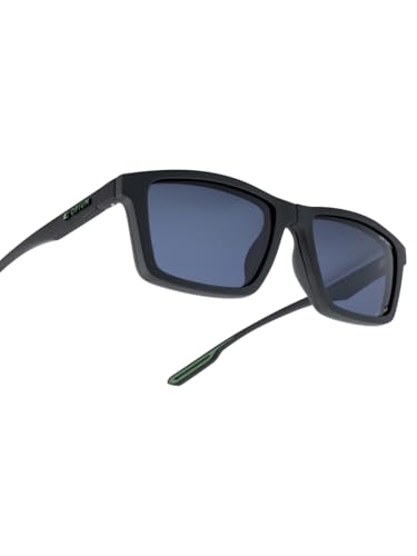 Image of opium Rectangular Sunglasses | 3 in 1 Magnetic Clip On Eyewear | Polarized & UV Protection|Optical Frame with Dual Clip Lens