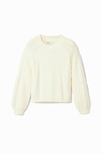Image of Desigual Women's Textured Sleeve Sweater