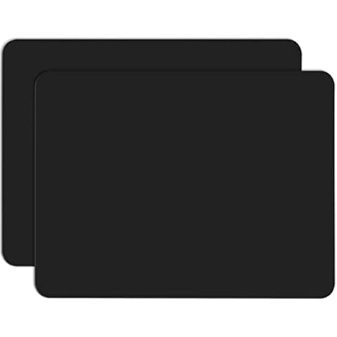Gartful 2 Pack Silicone Crafting Mats, 15.7" x 11.8" Silicone Mat for Crafts, Large Heat Resistant Sheet for Jewelry Casting, Epoxy Resin, Painting, Counter Table Protector, Placemat, Nonstick, Black Cover