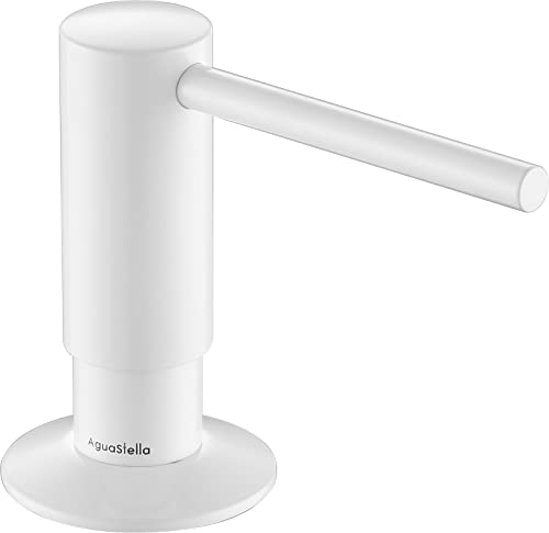 Built-in Soap Dispenser White for Kitchen Sink