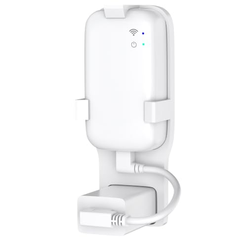 Outlet Wall Mount for Blink Sync Module Core, Sync Module Core Mount Bracket for Blink Security Camera Outdoor/Indoor with USB 3.0 Short Cable, No Messy and No Drill, Save Space-White