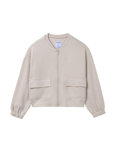 Sweat-shirt bomber fille sable Mayoral contre la fraîcheur de mi-saison