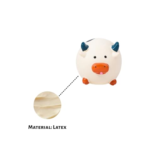 Juguetes mordibles de látex para perros pequeños y medianos, 2.8 pulgadas, 3 piezas miniatura 3