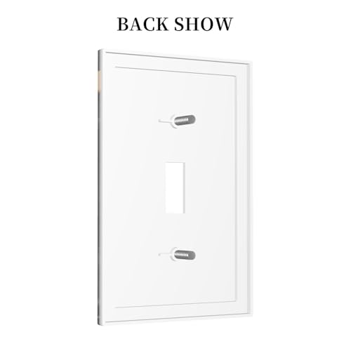Decorative Light Switch Cover Plate Retro Coffee Cup Bean 1 Gang Wall Plate Oversized Single Toggle Wall Cover Plate Jumbo Electrical Switchplate Faceplate
