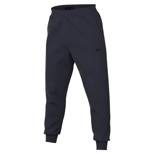 Nike Men’s Therma Tapered Running Pants (US, Alpha, Medium, Regular, Regular, Obsidian/Black)