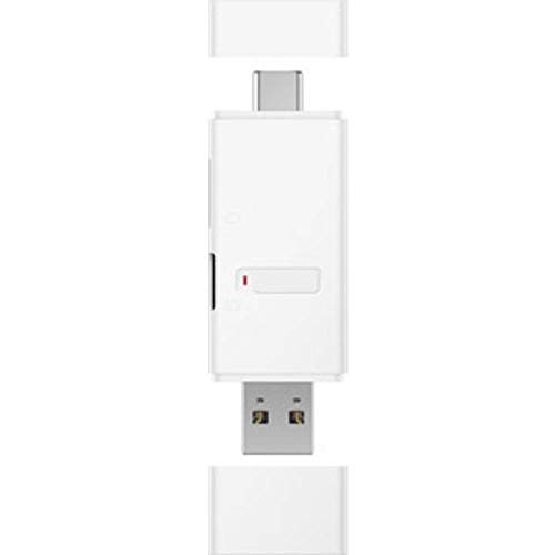 Huawei Lecteur Carte Mémoire Micro SD/NM Nano avec Port USB et USB Type-C - Blanc 04071769