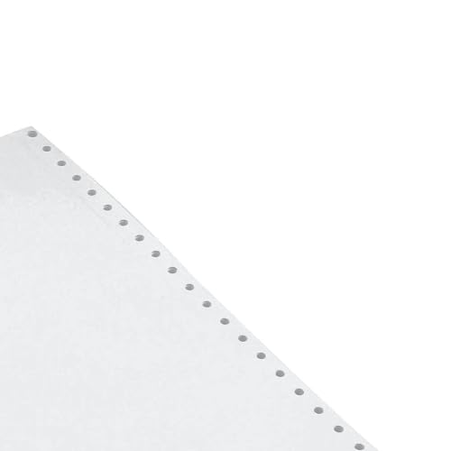 Papier d'ordinateur continuous listing Staples WTE 2 plis 24 x 28 cm