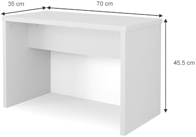 Vicco Ławka, Biały, 70 cm do toaletki