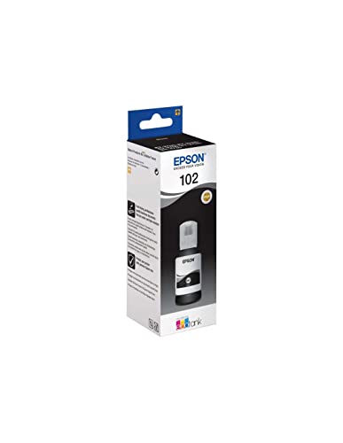 Epson C13T03R140 Serie 102 Ecotank Flacone Di Inchiostro, 127 Ml, Nero