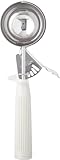 Winco Ice Cream Disher, Size 10, One-piece Hdl, Ivory