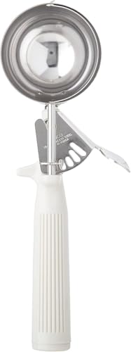 Winco Ice Cream Disher, Size 10, One-piece Hdl, Ivory