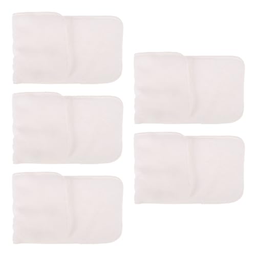 LRXIYODE Insertos para Pañales de Ñiño Reutilizables y Transpirables 5 Piezas, Forros Absorbentes de Microfibra Suave de 3 Capas, Tamaño 13.5 X 35 Cm, Ideales para Recién Nacidos y