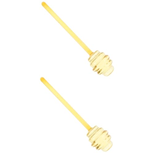 2pcs Honey Stirrer Honey Dipper Stick Portable Cocktail Stirrer Portable Stirring Stick Multi-function Stirring Stick Household Honey Rod Household Honey Stir Stick Stir Accessory
