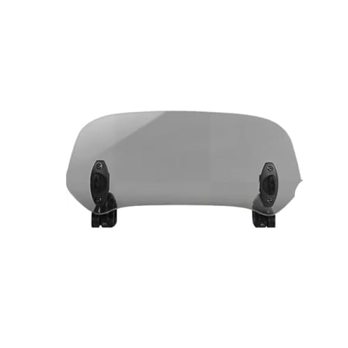 Saute vent moto universel déflecteur d'air réglable en hauteur gris taille L