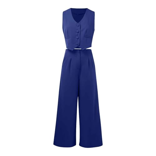 Ensemble décontracté avec pantalon large élégant et confortable - 7