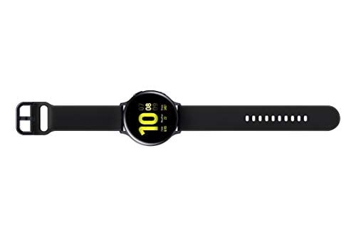 Image of Samsung Galaxy Watch Active 2 (Bluetooth, 44 mm) - Black, Aluminium Dial, Silicon Straps