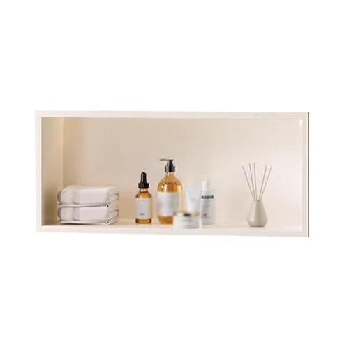 Étagère murale de douche LED acier inoxydable étanche placard encastré