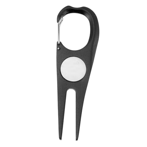 LIFKOME 高耐久アルウム合製ゴルフディボット修理ツール 軽量ポータブル芝生修復フォーク ゴルフグリーンアクセサリー 父の日 対応