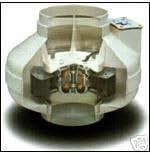 Fantech FR125 Inline Centrifugal Fan - 5" Duct 131 cfm