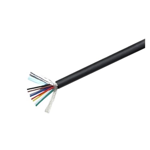 2/5/10 ���[�g�� UL2464 �V�[���h�� 28/26/24AWG �_�u�� 2/3/4/5/6/8/10/12 �R�A�R���M������P�[�u��(8 Cores,10m 24AWG)