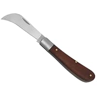Outdoor Garden Knife Okuliermesser Veredelungsmesser Professionelles Gartenmesser Multifunktionale Edelstahl Klappbares Garten Knospungs Messer Pfropfen Werkzeug für Gärtner und Baumschulen, 1 Stück