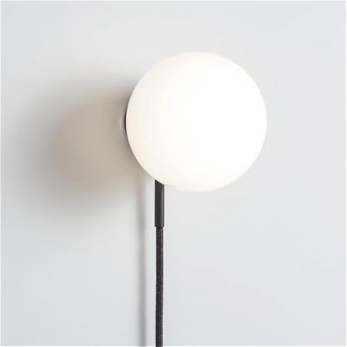 Lámpara de pared E27 blanca con enchufe para iluminar zonas oscuras sin hacer obras 4