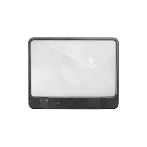 Warooma Magnifying Glass with Light,Night Magnifier Reading Lights for Books in Bed,LED Anti Blue Eyes Protection Lamp,3X Large Ultra Desk Accessories, Relieve Eye Strain Handheld Reader Cover