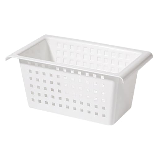 Gonetre Shelf Baskets Storage Basket for Expandable Rod Under Sink Organizer PP Plastic Hanging Basket for Closet Wardrobe Kitchen 30*16*8CM Storage supplies