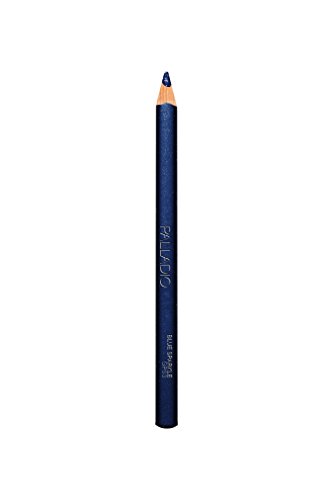 Palladio Glitter Eyeliner Pencil, Longlasting Creamy Cosmetic Pencil, Shimmer Eye Liner, Buttery Smooth Tip, Professional Makeup Glittery Pencil, Sharpenable, Blue Sparkle #TOP22