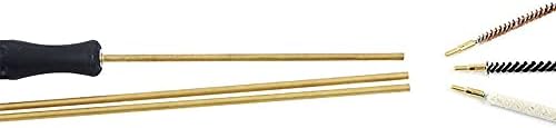 ANCLLO Cleaning Brush Kit with Plastic Box for.177 .22 .243 Brass Rod Air Hunting Rifle