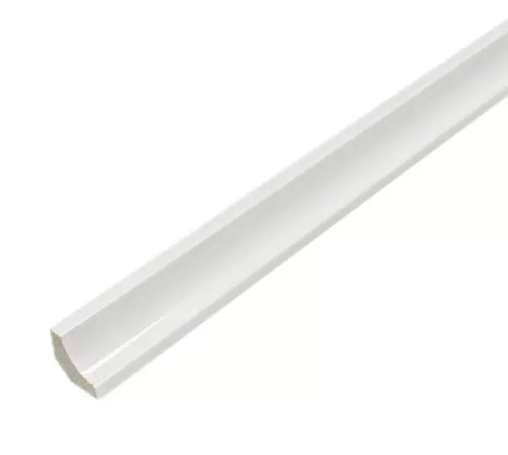 Waterproof Polymer Scotia Beading 2.4m lengths (Pack of 10) 30 Colours (White) — image 1