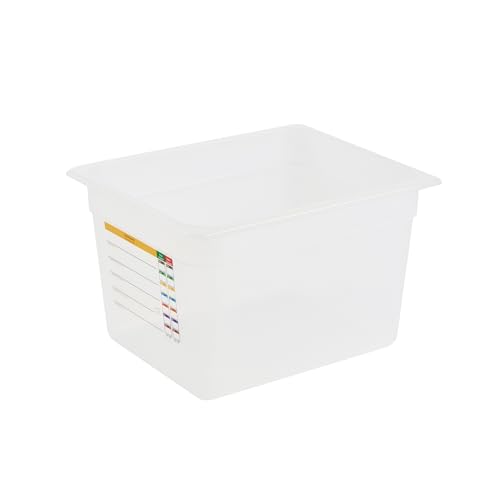 Restaurantware Half Size White Polypropylene Food Pan, 8 In Deep, 1 Ct