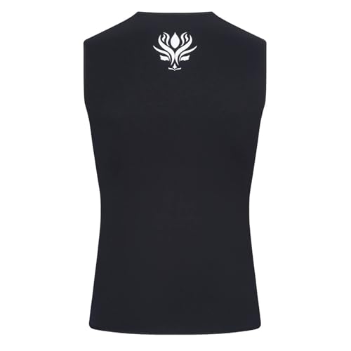 Freebily Chaleco de traje de neopreno para hombre sin mangas 3mm con cremallera, negro talla M miniatura 3